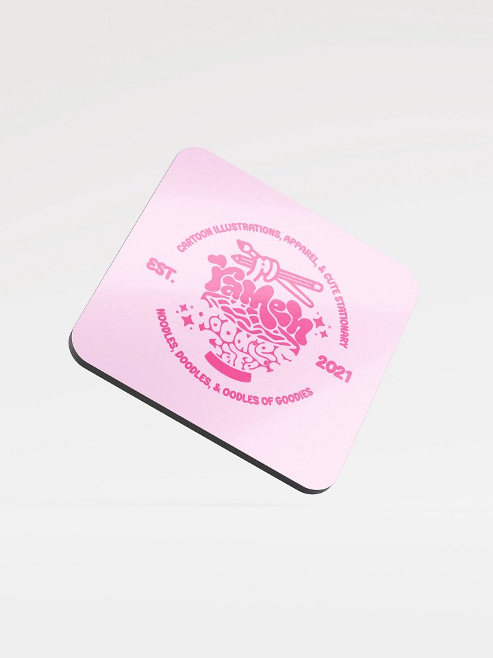 RamenDoodlesCafe Logo Coaster product image (1)