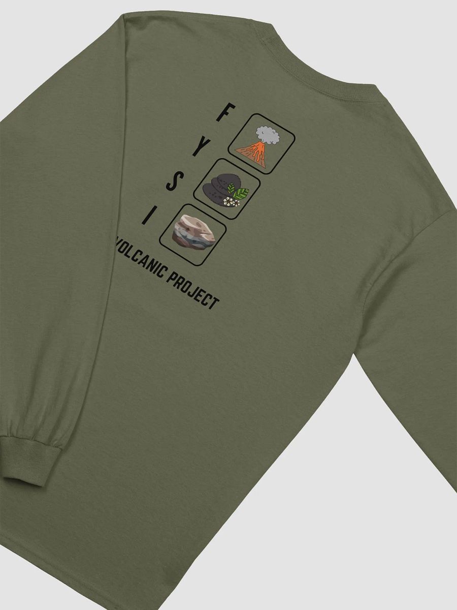Volcanic Geological Wonderlands organic cotton long sleeve t-shirt product image (4)