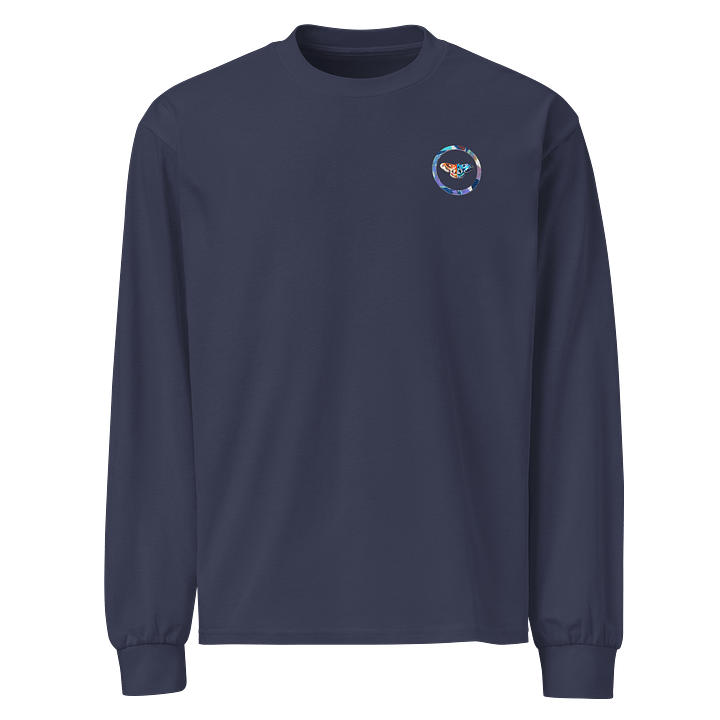 Moth AS Colour Premium Heavyweight Long Sleeve Shirt (Back Patch) product image (1)