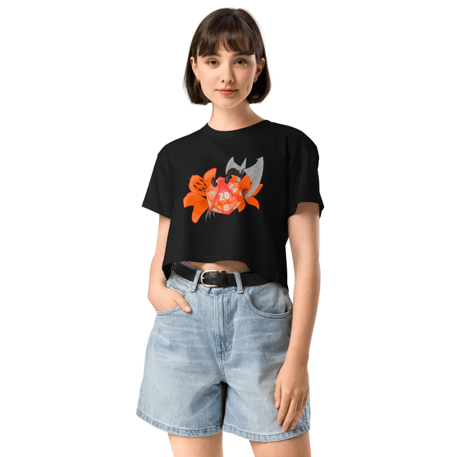Karlach Inspired DND Die Crop Top product image (12)