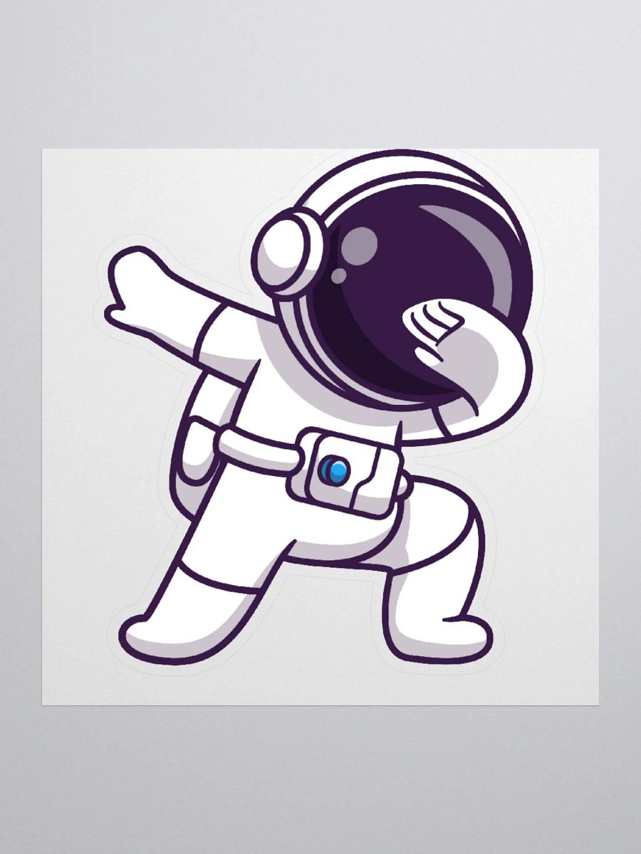 Dabbing Astronaut Emote Sticker product image (1)