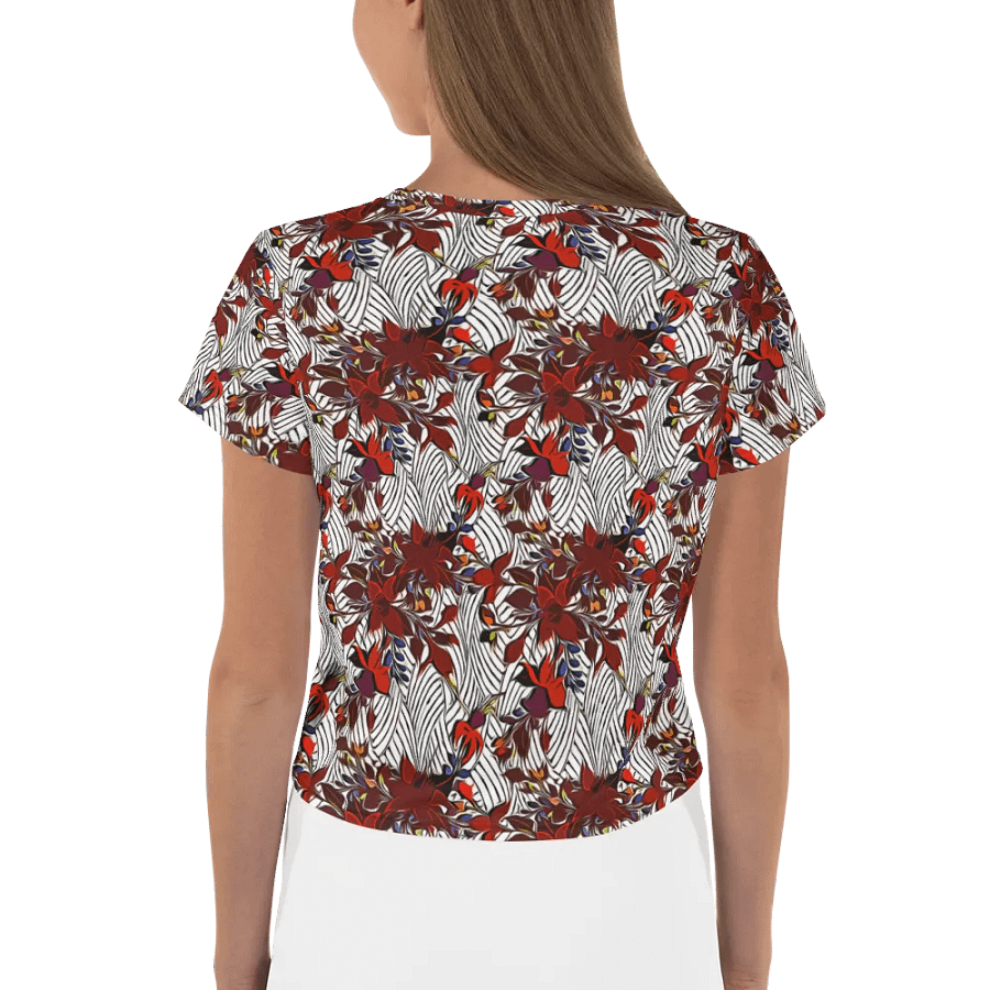 Floral Stripes | Crop Tee product image (3)