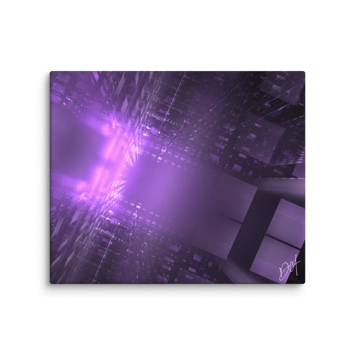 Purple CityScape - on Canvas product image (2)