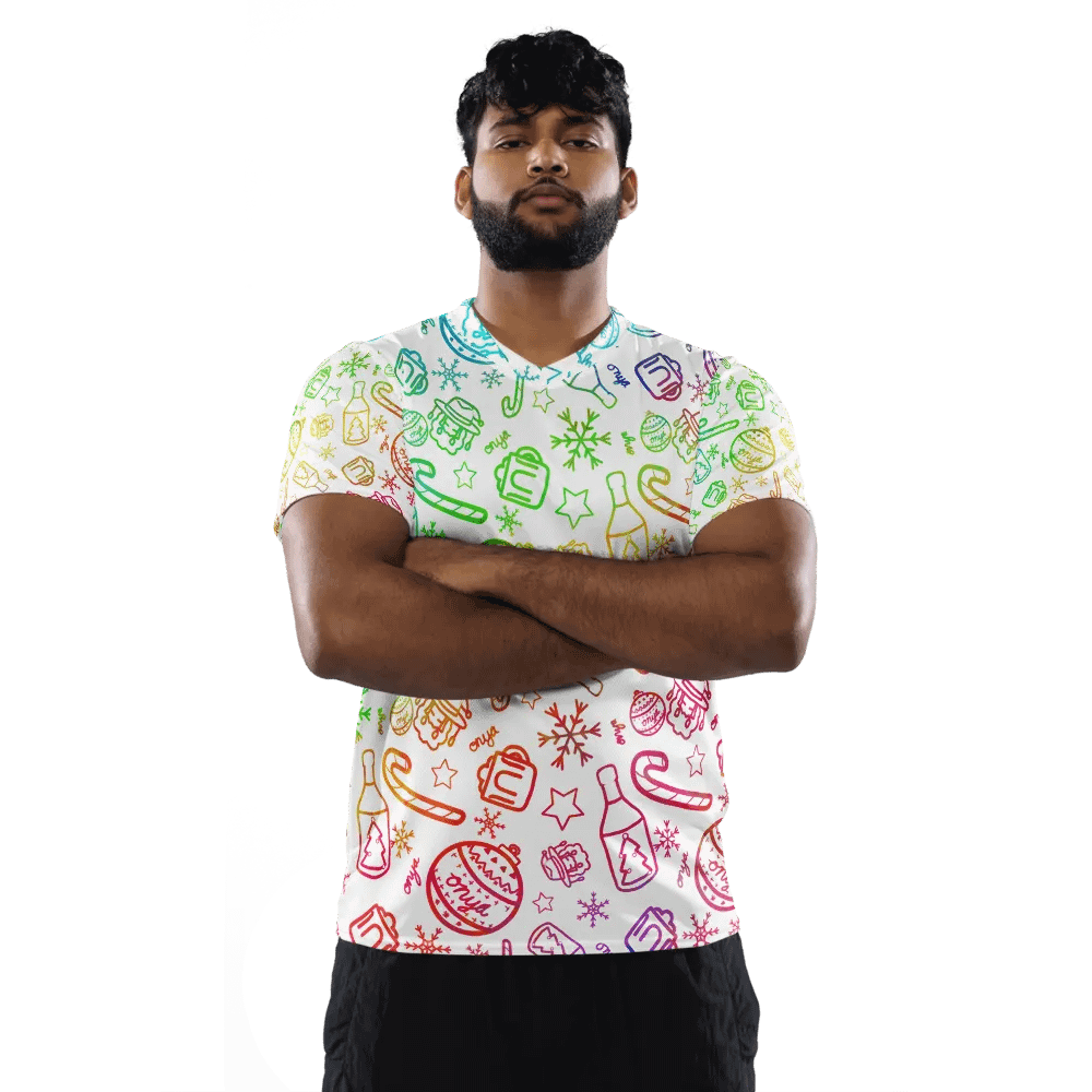 Limited Edition Christmas Rainbow Sports Jersey product image (7)