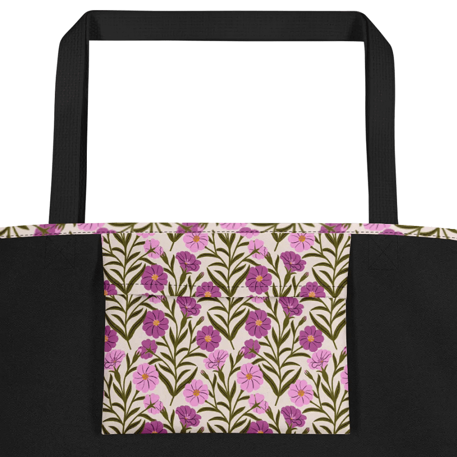Corncockle Bouquet - Pink and Green - Tote Bag product image (5)