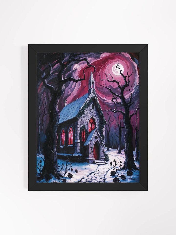 Eerie Gothic Church Framed Poster product image (1)