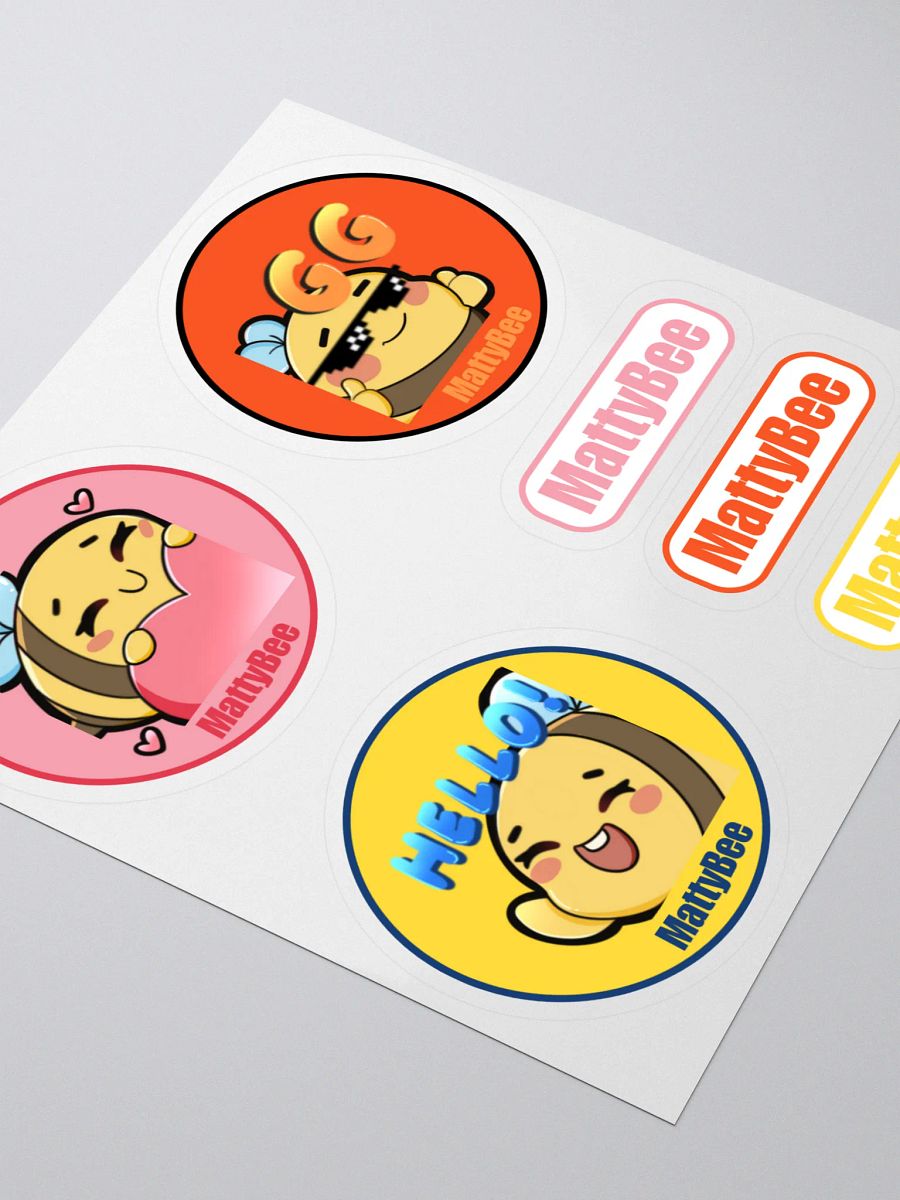 Emote Sticker Sheet #1 product image (3)