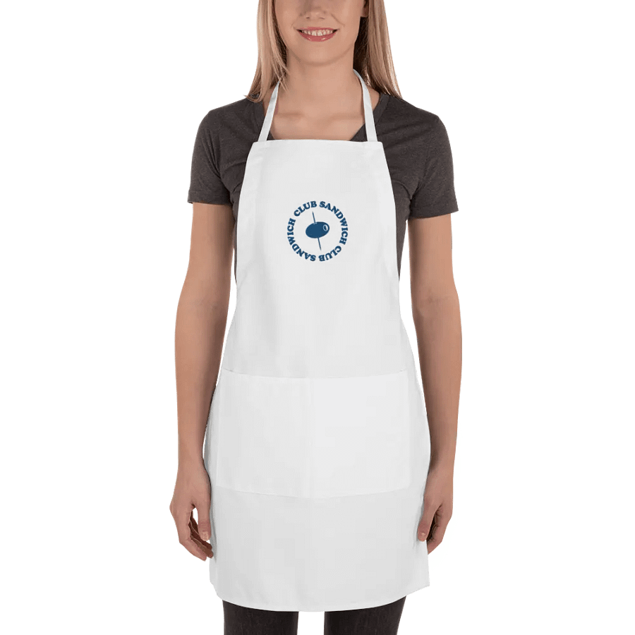 Club Sandwich Club Embroidered Apron product image (3)
