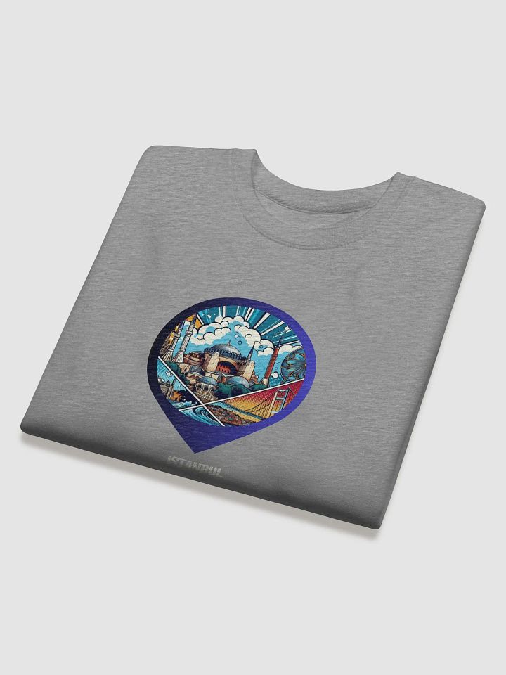 Cotton Heritage Premium Sweatshirt | AI Design Istanbul city product image (1)