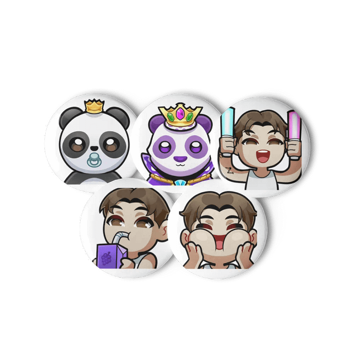 Emote Pin Button Set 2 product image (3)