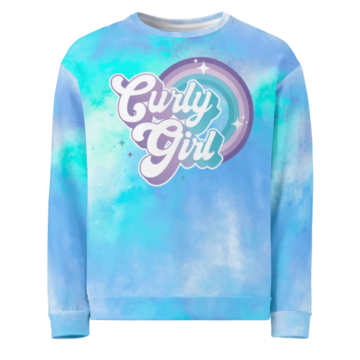 Curly Girl Tie-Dye Crewneck product image (1)