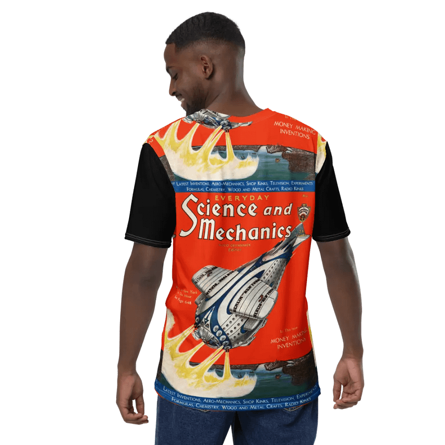 'Science and Mechanics' Vintage All-Over Print Tee product image (4)