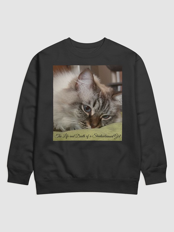 The Life and Death of a Shadowbanned Girl Album Sweater product image (1)