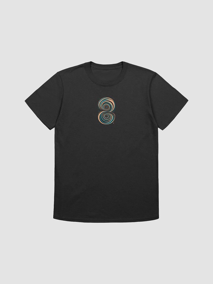 Copper Swirl Unisex T-Shirt for EDM and music festivals. product image (2)