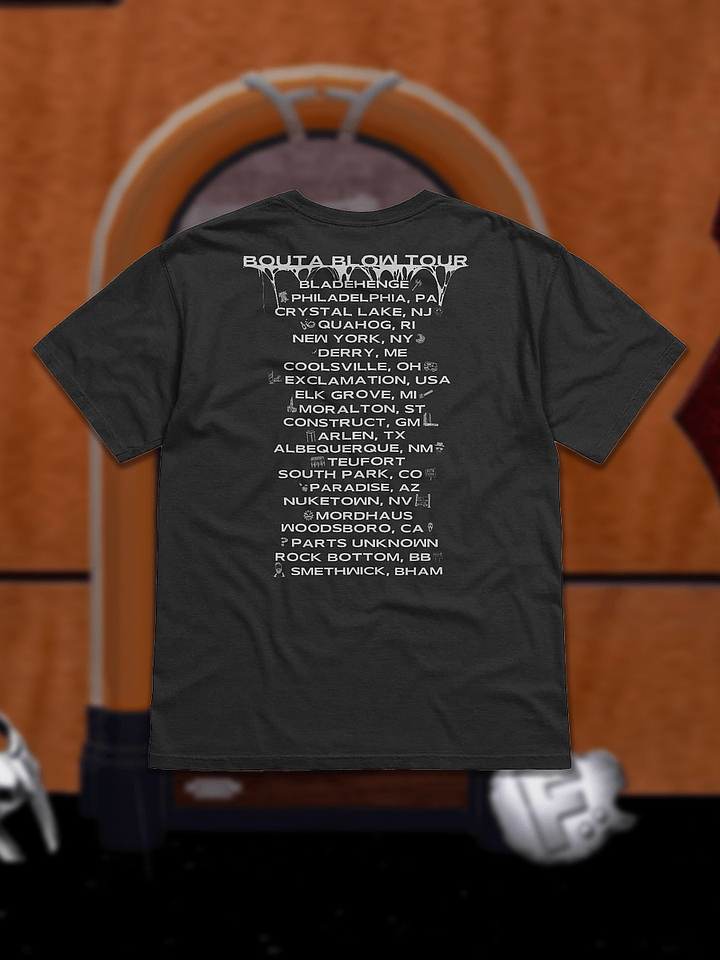 BoomHour Tour Shirt - Black product image (2)