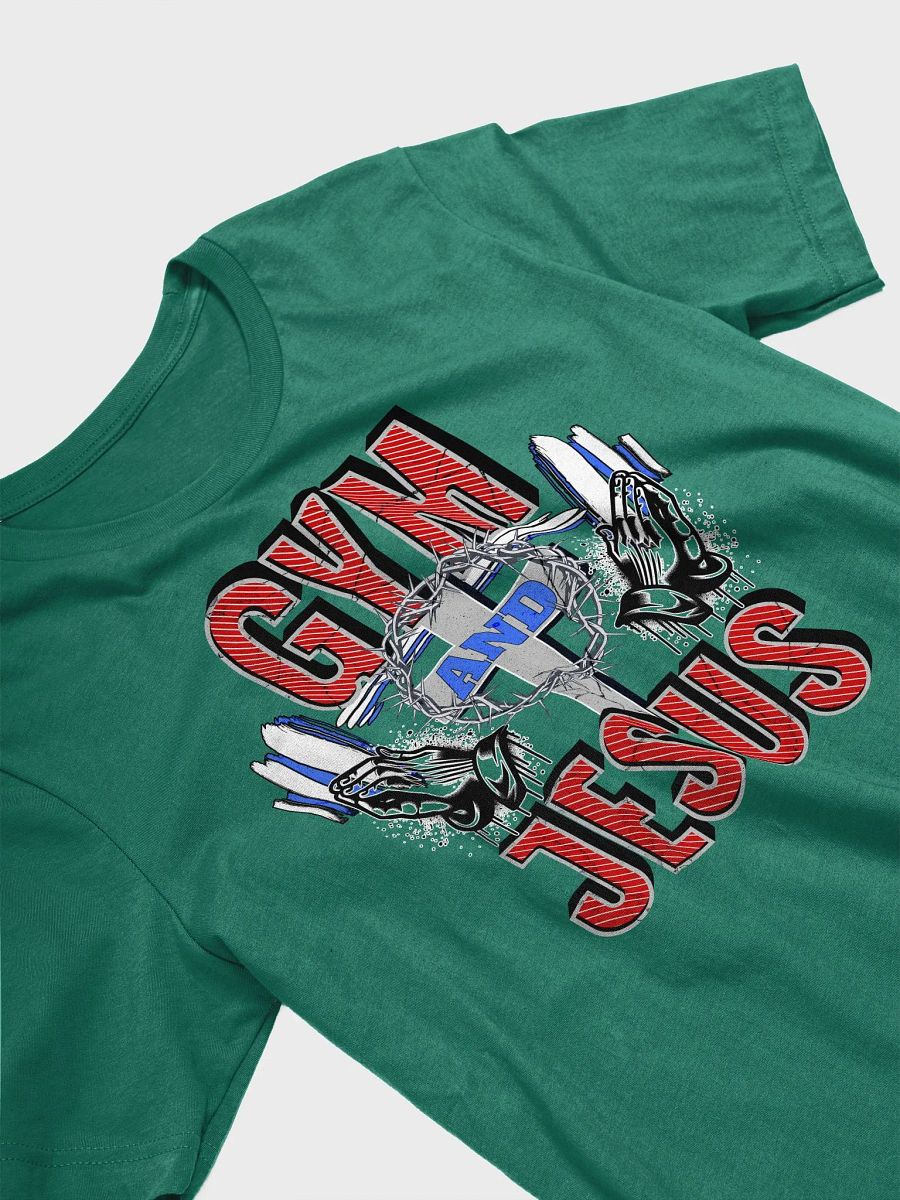 Gym And Jesus Weightlifting Iconic Comfort T-Shirt product image (14)