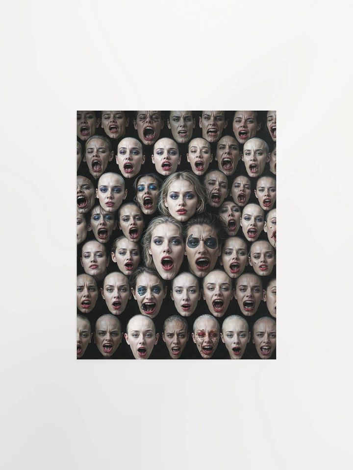 Screaming Faces Matte Poster product image (2)