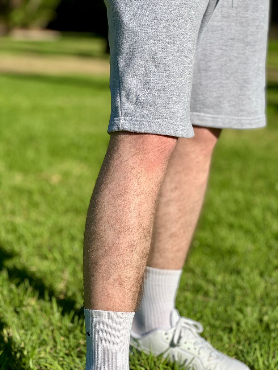 Nice. Embroidered Sweatshorts (Grey) product image (8)