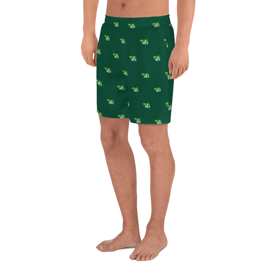 MSLA Green Athletic Shorts product image (4)