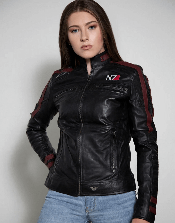 MASS EFFECT N7 Leather Jacket [LADIES] product image (2)