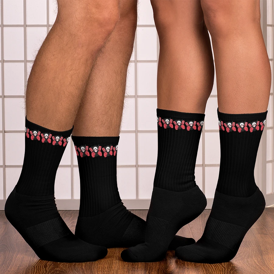 Black Visceral Stripe Socks product image (7)
