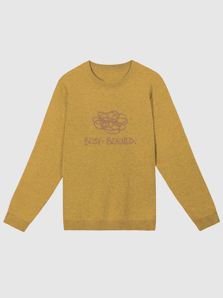 BUSY-BRAINED (duotone orange) knitwear classic crewneck product image (1)