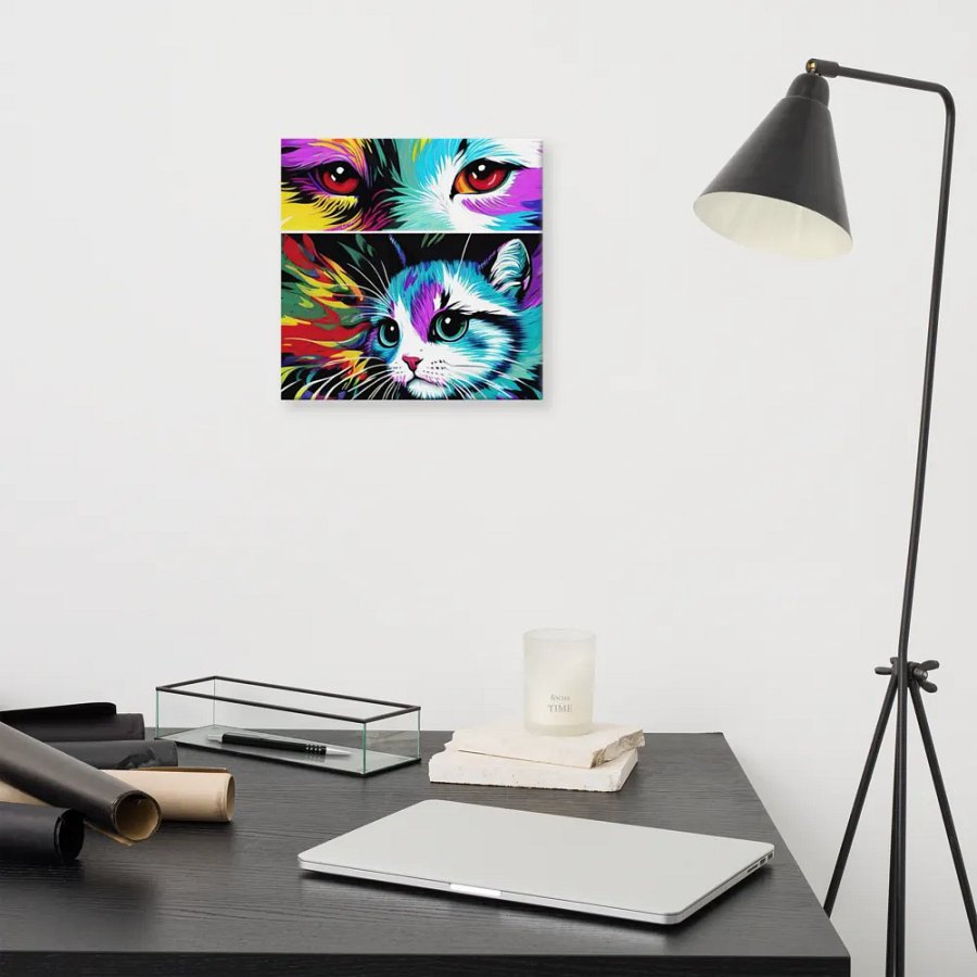 Cute Cat Digital Painting - v5 product image (11)