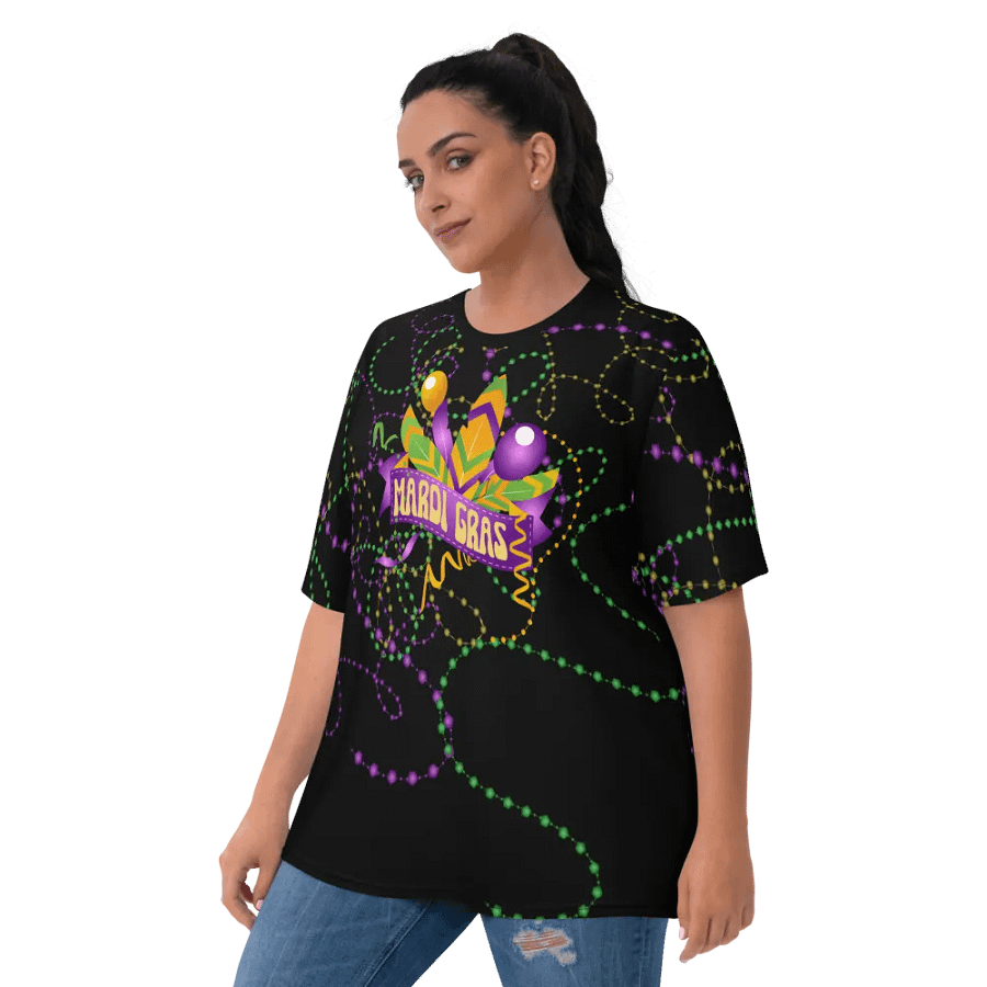 Mardi Gra All Over Print T-shirt product image (10)