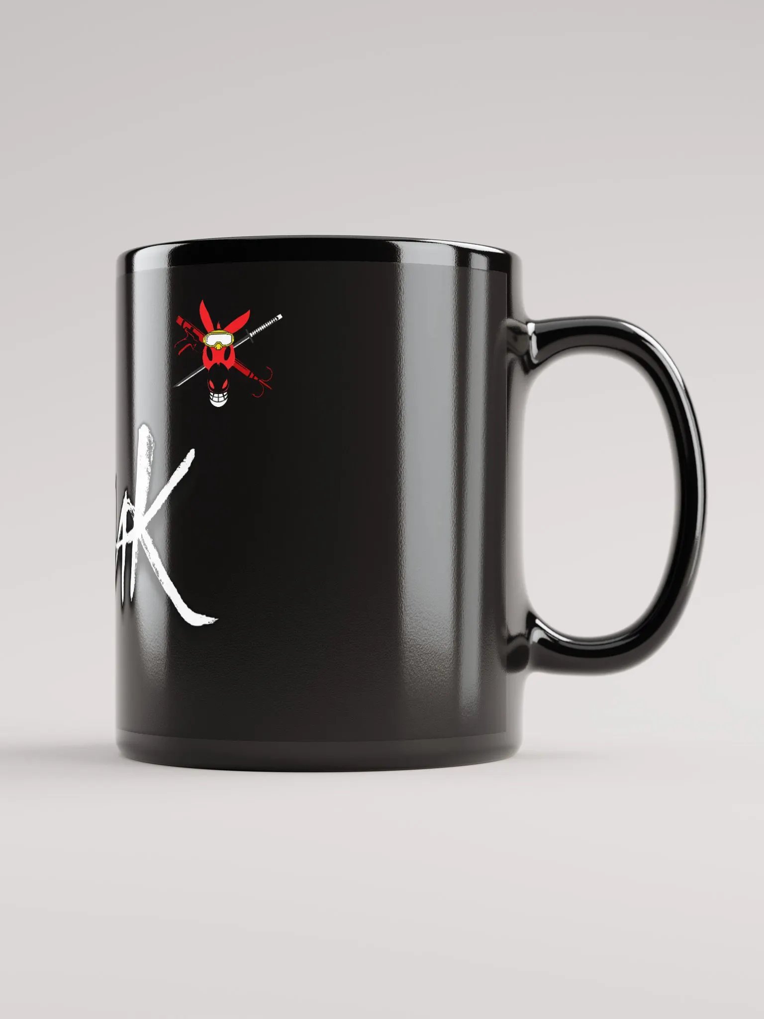 Creanak Coffee Mug w/ Redass jolly roger product image (1)