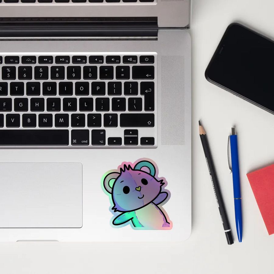 Relaxing - Holographic Sticker product image (10)