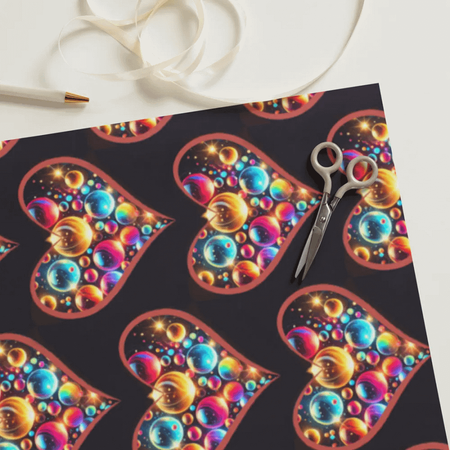 Ornate Hearts Wrapping Paper Set product image (11)