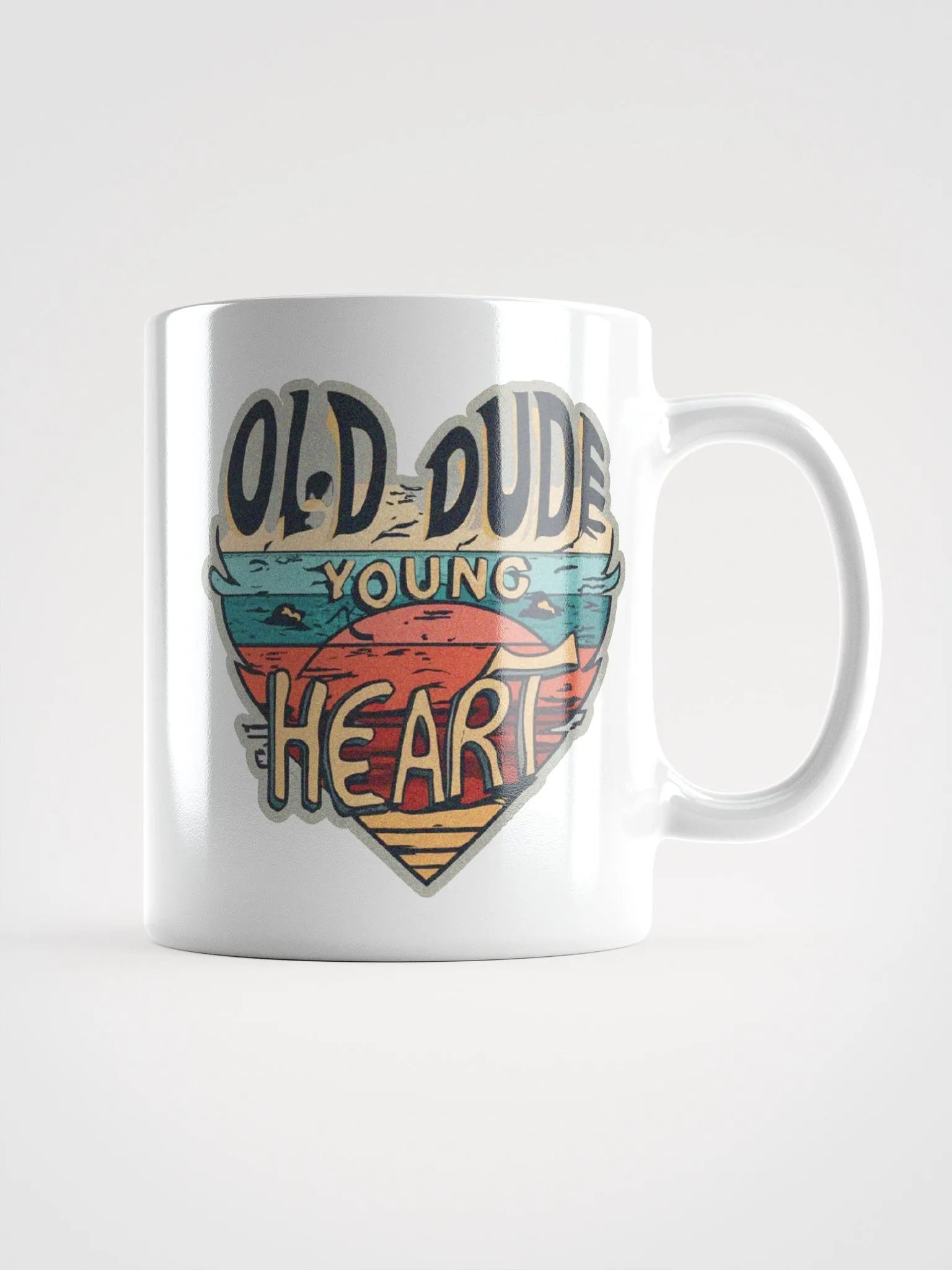 Old Dude Young Heart Mug product image (1)