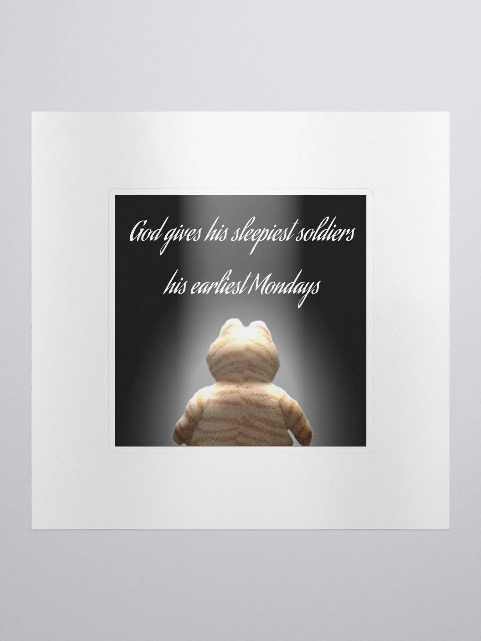 Sleepiest Soldier Sticker product image (1)