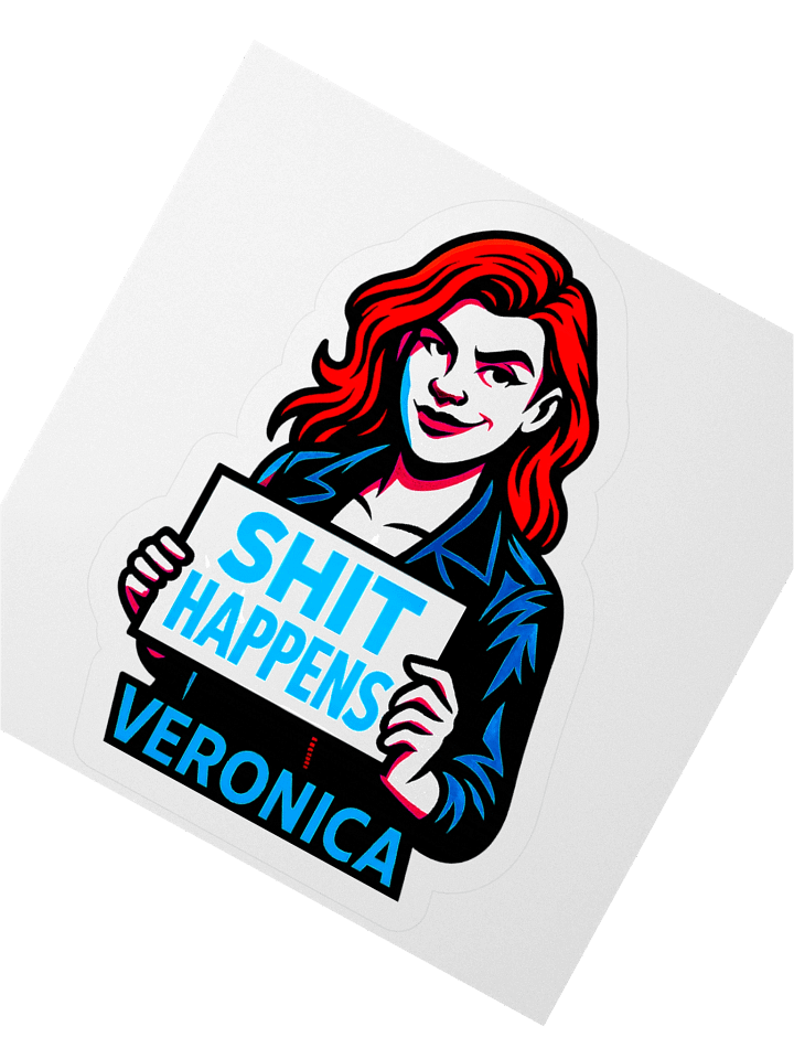 Veronica's Sh*t Happens Kiss Cut Stickers product image (6)