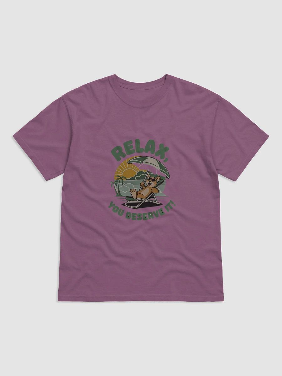 "Relax, You Deserved It - Comfort-Inspired Tee" product image (3)