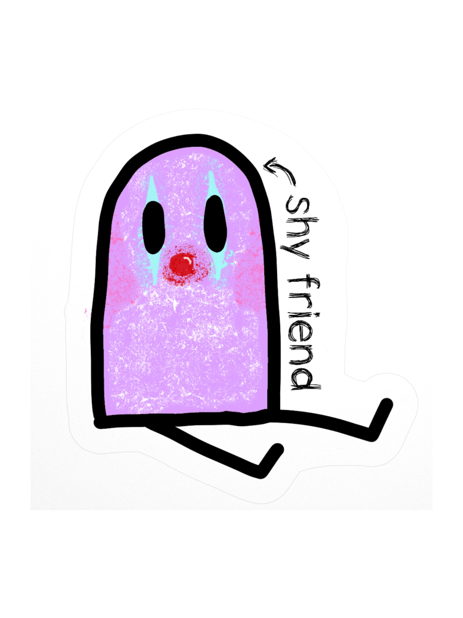 SHY FRiEND clown sticker product image (2)