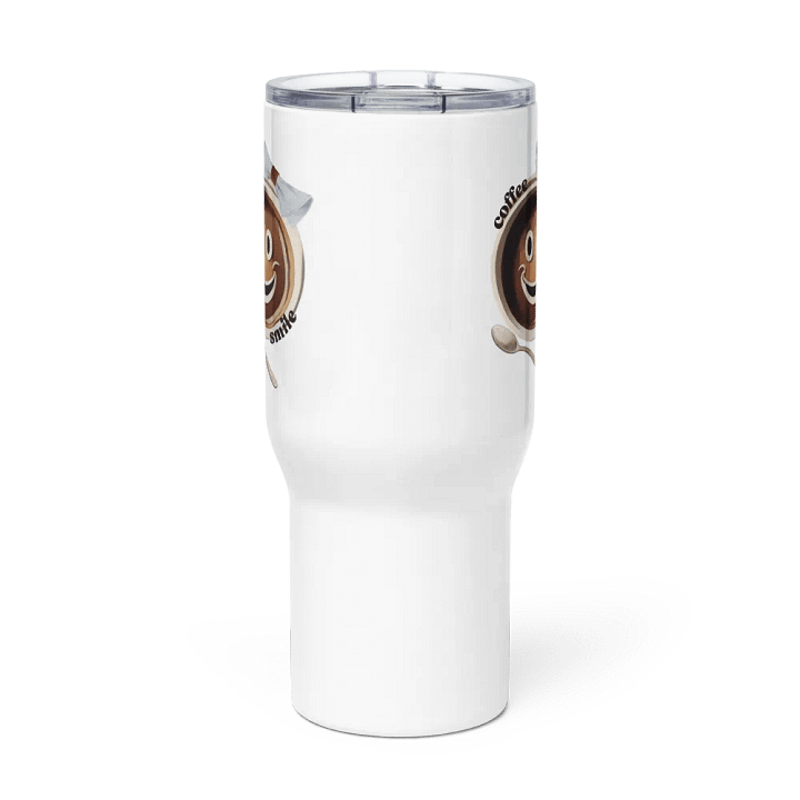 Coffee Smile Funny Cute Sweet Travel Mug With A Handle product image (3)