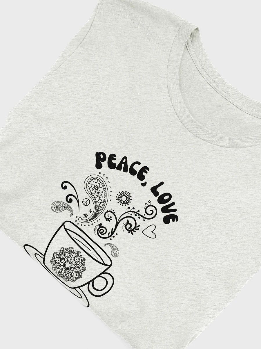 Peace, Love, and Coffee Swirl T-Shirt product image (34)
