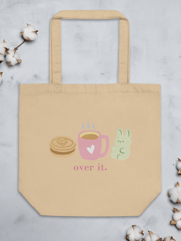 Over It Cookie, Coffee, and Bear Tote Bag product image (6)