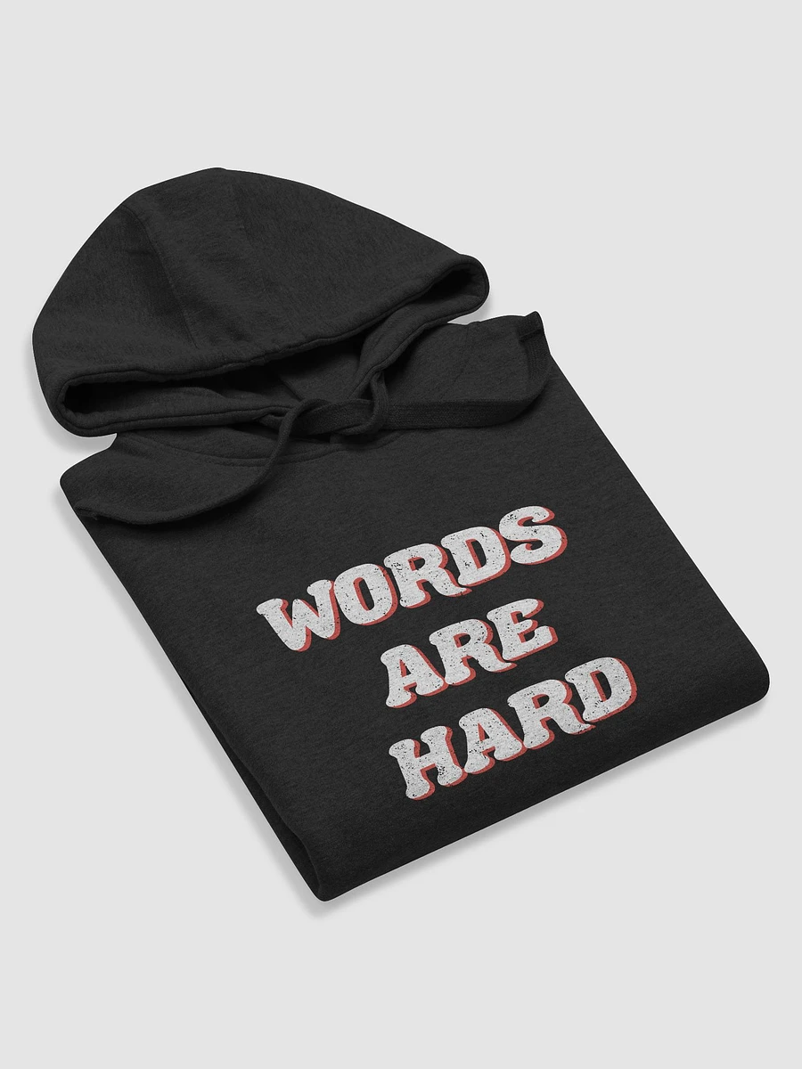 Words Are Hard Retro Hoodie product image (5)