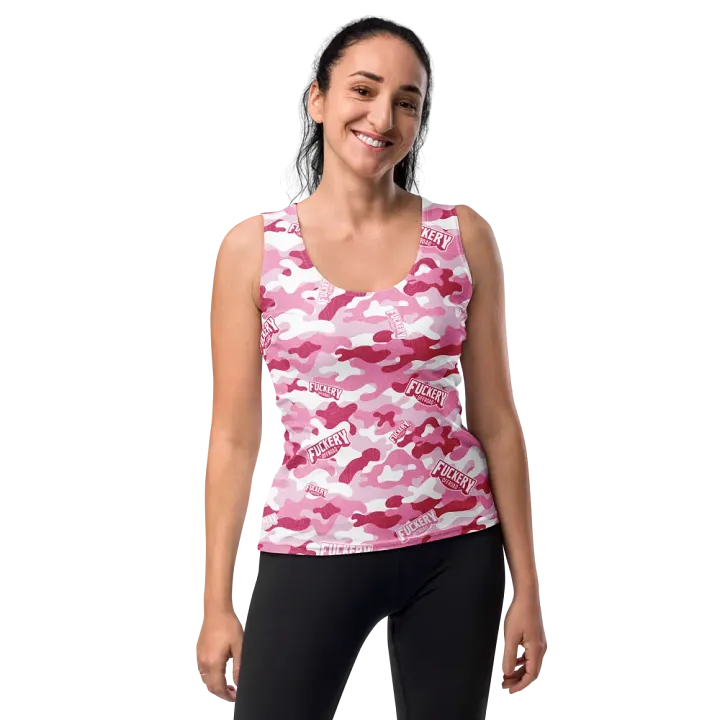Ladies Fuckey Offroad Tank Top - Pink product image (1)