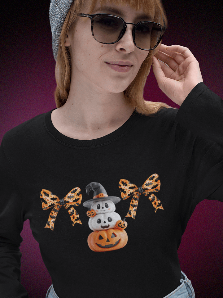 Spooky Trio Halloween Long Sleeve T-Shirt product image (1)