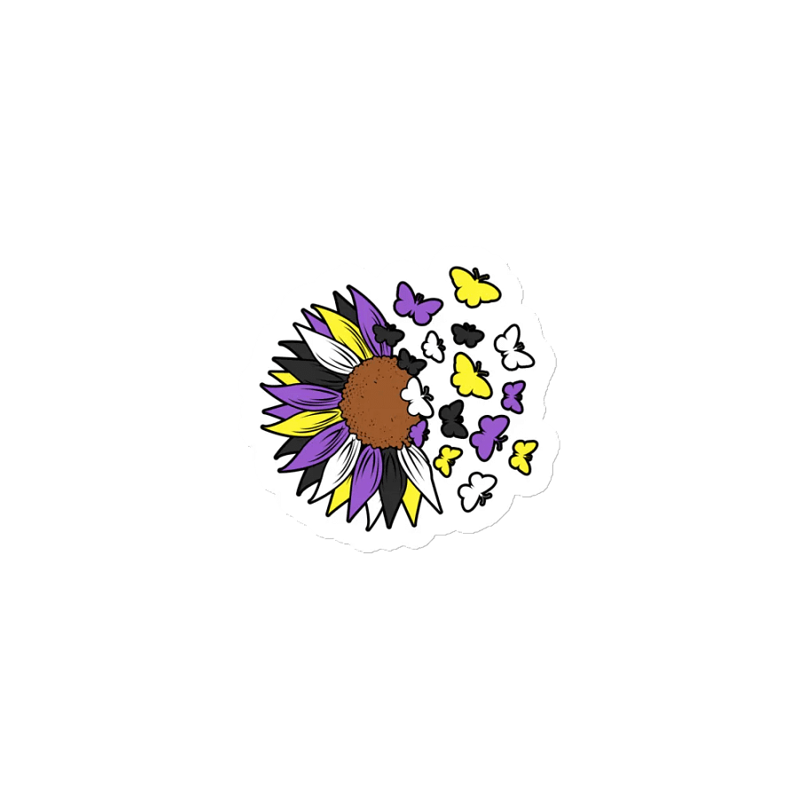 Non binary Sunflower Magnet product image (1)
