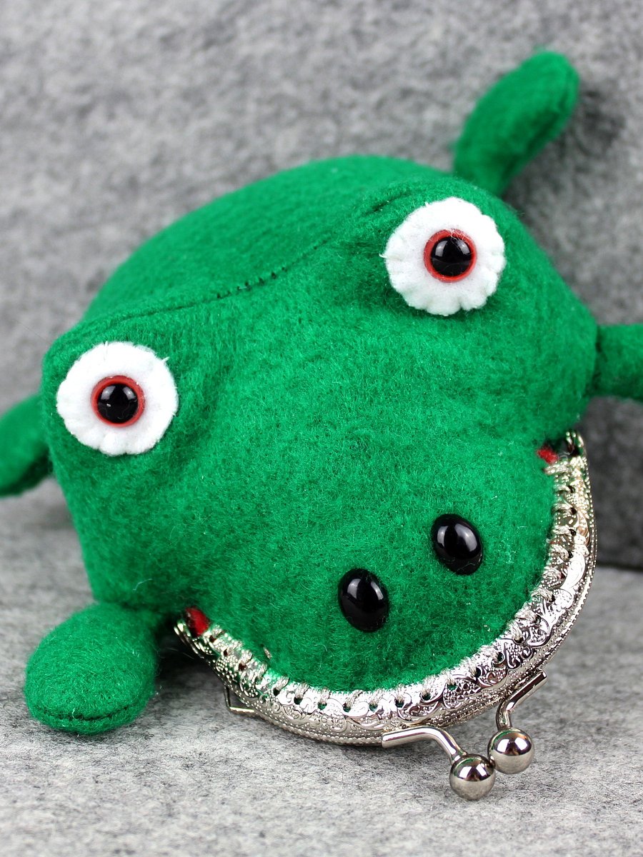 DIY Frog Coin Pouch Sewing Pattern product image (2)