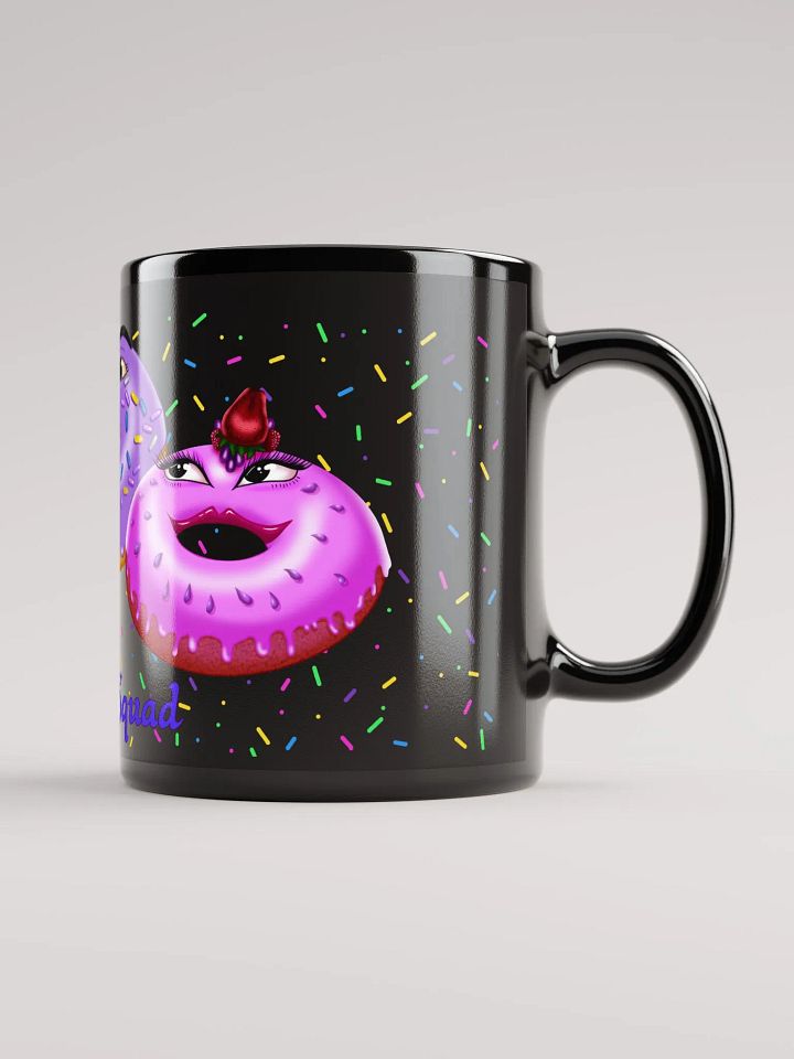 Donut Squad Black Mug product image (2)