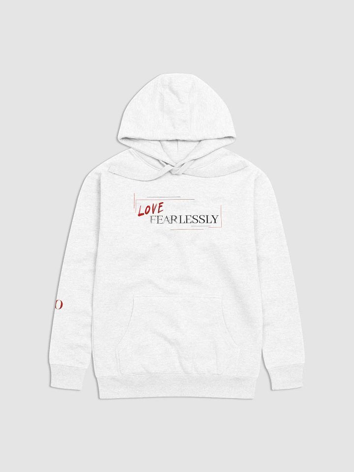 Love Fearlessly White Hoodie product image (2)