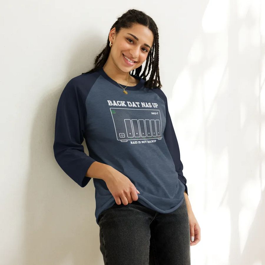 Back Dat NAS Up - Raglan Tee product image (10)