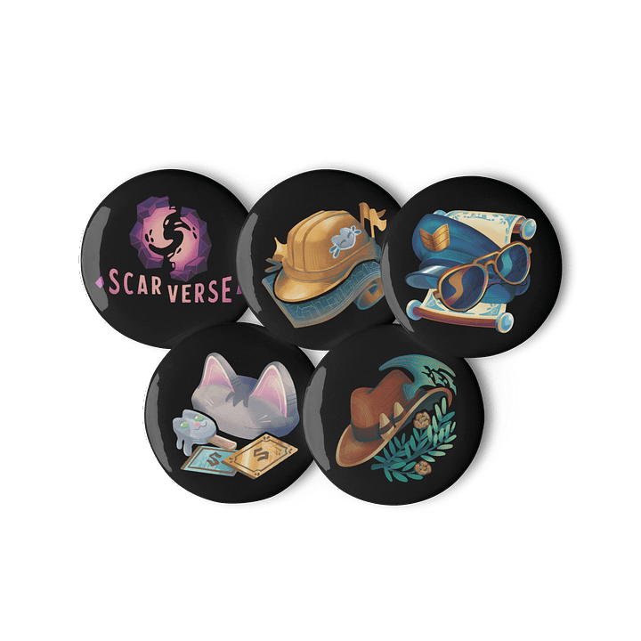 ScarVerse Themeparks & Zoos Buttons product image (1)