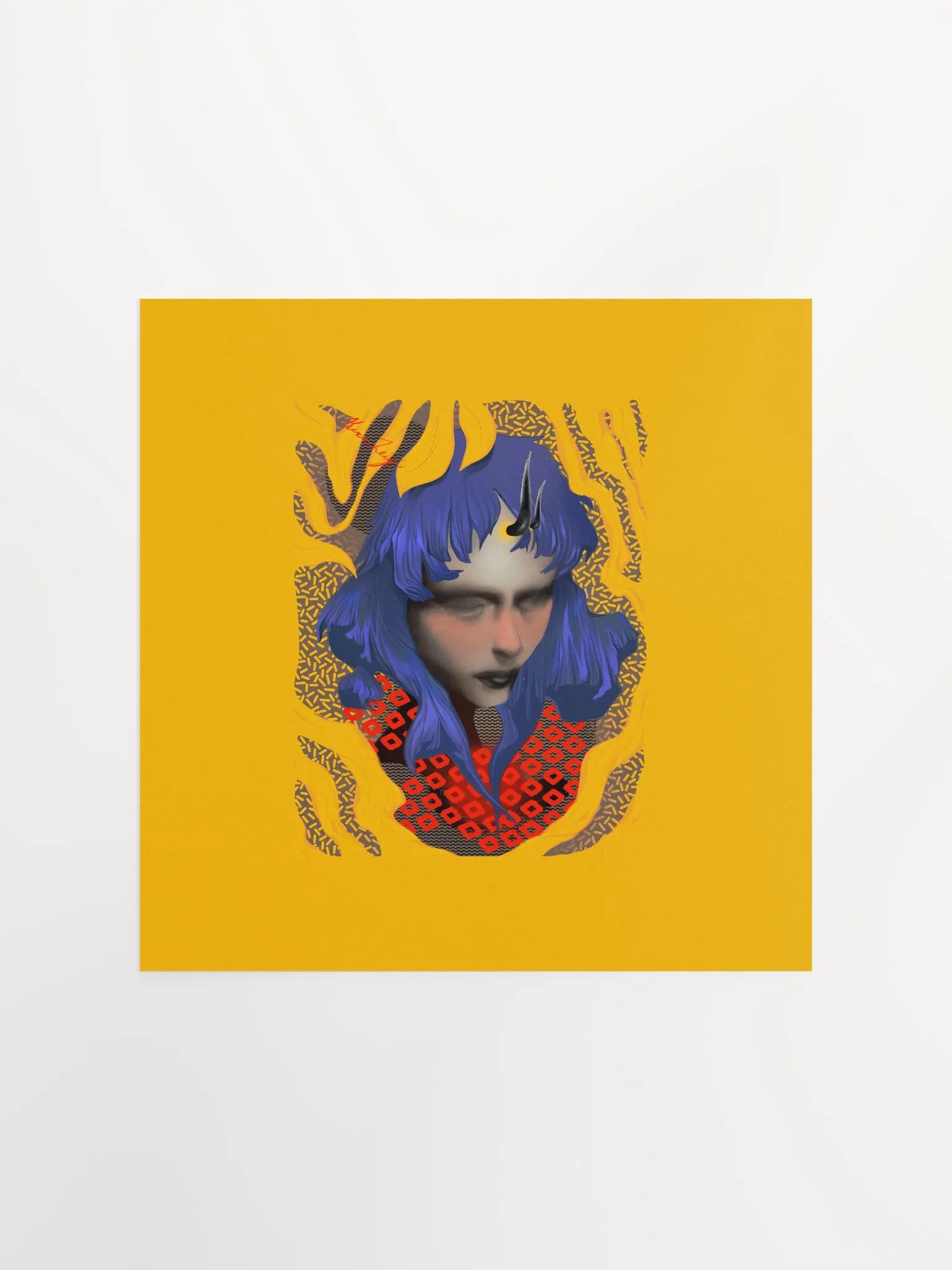 Something Strange, Charming and Blue Matte Print product image (5)