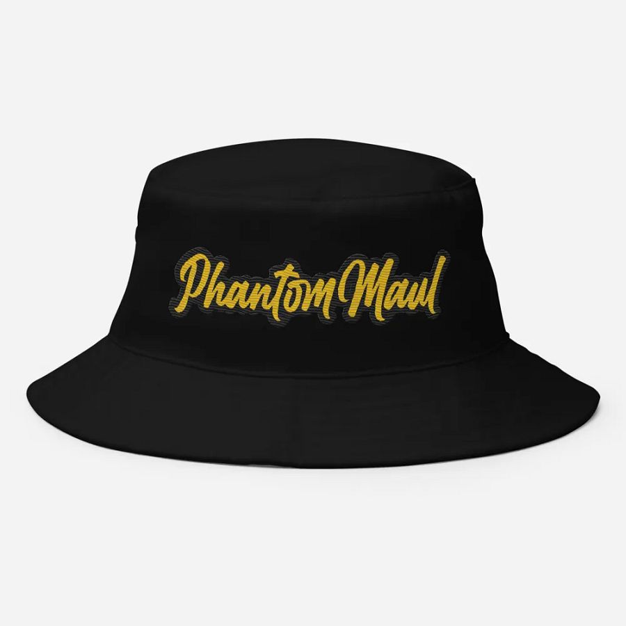 'PhantomMaul' Bucket Hat Yellow Lettering product image (8)
